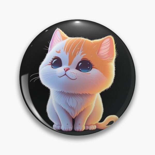 Item preview, Very Cute Cat Miaw Digital Chibi Art designed and sold by ChibiArtline.