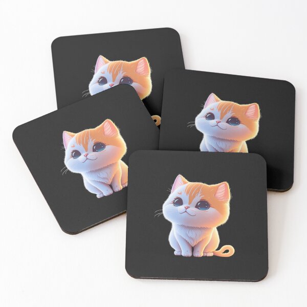 Item preview, Very Cute Cat Miaw Digital Chibi Art designed and sold by ChibiArtline.