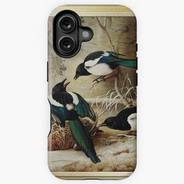 Item preview, Magpies Round A Dead Female Capercaillie by Ferdinand von Wright Remastered Xzendor7 Classical Art Old Masters Reproductions designed and sold by Xzendor7 Digital Art Creations.