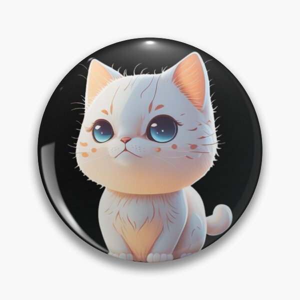 Item preview, Very Cute Cat Miaw Digital Chibi Art designed and sold by ChibiArtline.
