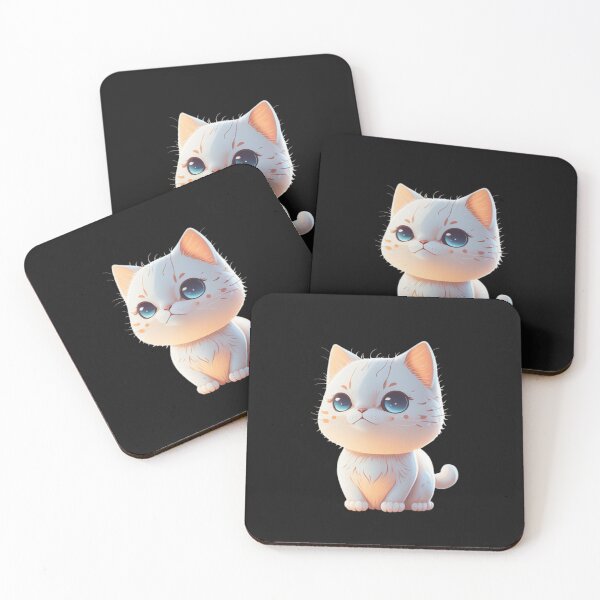 Item preview, Very Cute Cat Miaw Digital Chibi Art designed and sold by ChibiArtline.