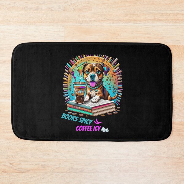 Item preview, I like my books spicy and my coffee icy, funny dog drinking coffee, dog in pocket funny puppy for dog lovers, Petsofinstagram, iced coffee books, worship coffee classic designed and sold by Sshmorr.