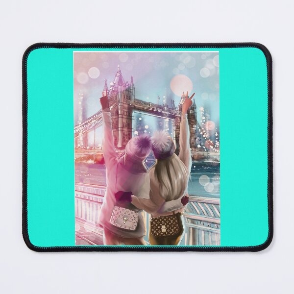 Item preview, Two girls travel in London Graphic designed and sold by EleganApparelUS.