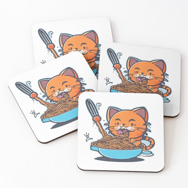 Item preview, Copy of Cat Eating Spaghetti  designed and sold by MouadElMazouzi.