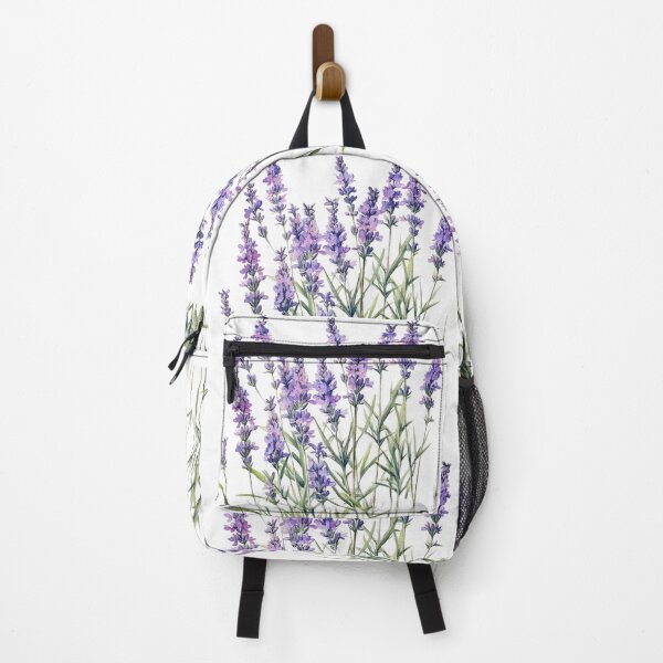 Item preview, Colorful violet lavender Floral linear pattern design calming designed and sold by ArchanaAsh.