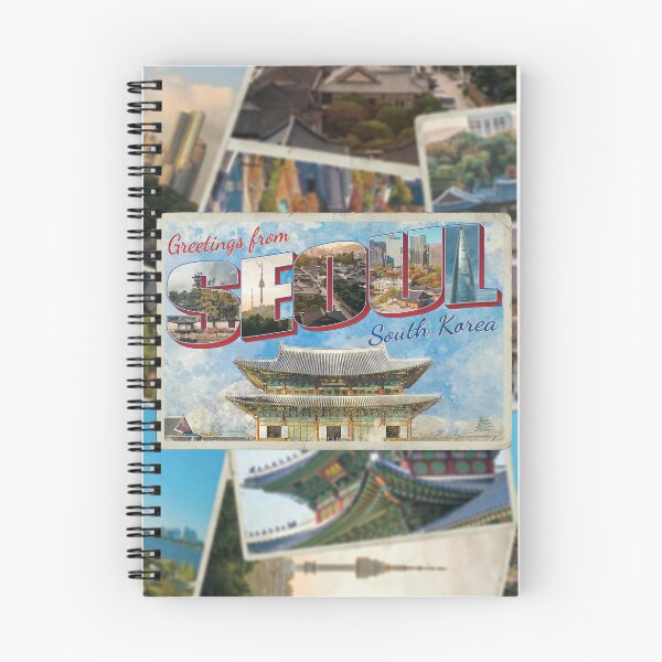 Item preview, Greetings from Seoul in South Korea Vintage style retro souvenir designed and sold by DeveloperProp0.