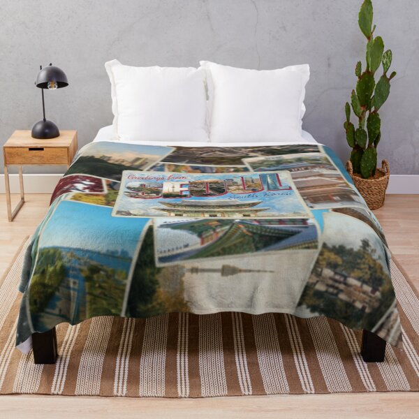 Item preview, Greetings from Seoul in South Korea Vintage style retro souvenir designed and sold by DeveloperProp0.