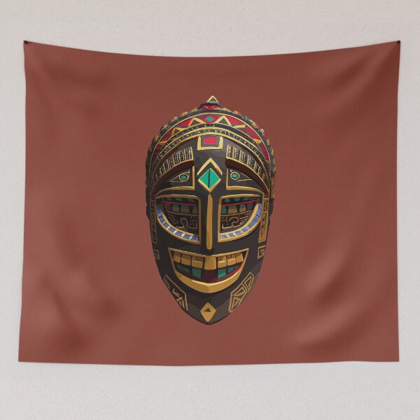Item preview, Enigmatic Aztec Mask designed and sold by Pickmash.