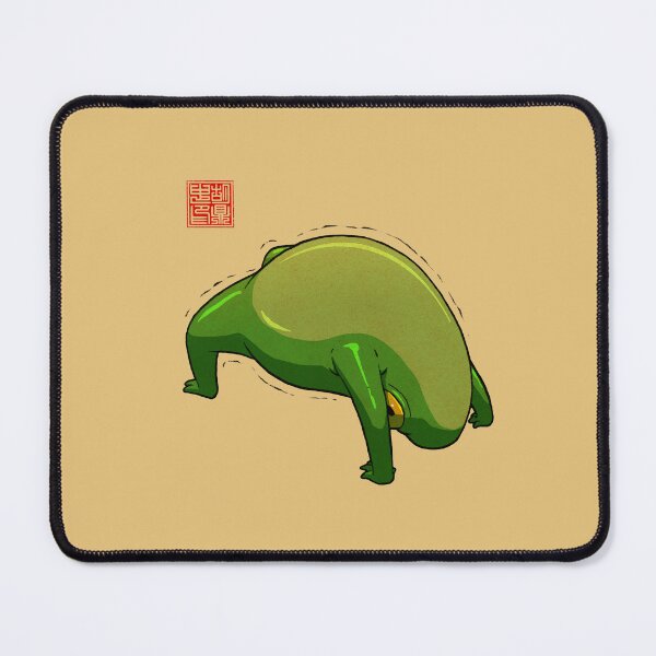 Item preview, Yoga Frog Wheel Pose designed and sold by DingHuArt.