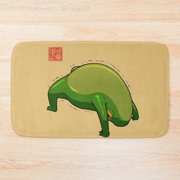Item preview, Yoga Frog Wheel Pose designed and sold by DingHuArt.
