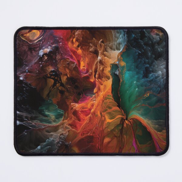 Item preview, Cosmic Landscape Microscopic Abstract Art #2 designed and sold by PopPopGfx.