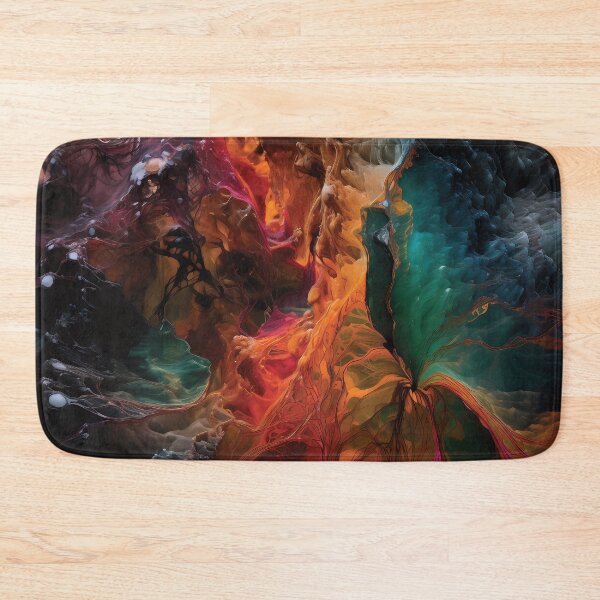 Item preview, Cosmic Landscape Microscopic Abstract Art #2 designed and sold by PopPopGfx.