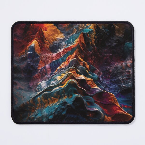 Item preview, Cosmic Landscape Microscopic Abstract Art #4 designed and sold by PopPopGfx.