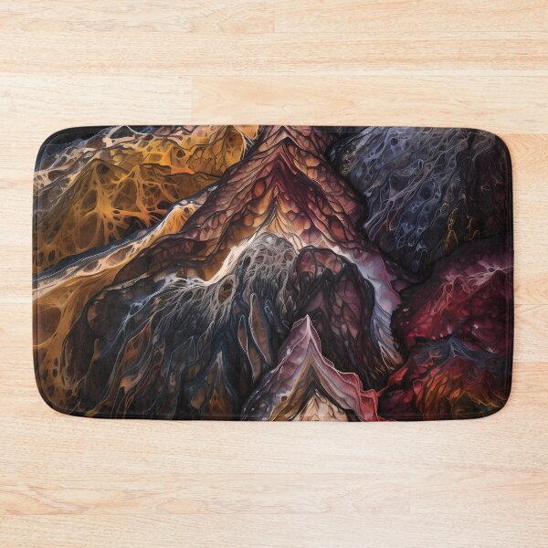 Item preview, Cosmic Landscape Microscopic Abstract Art #3 designed and sold by PopPopGfx.