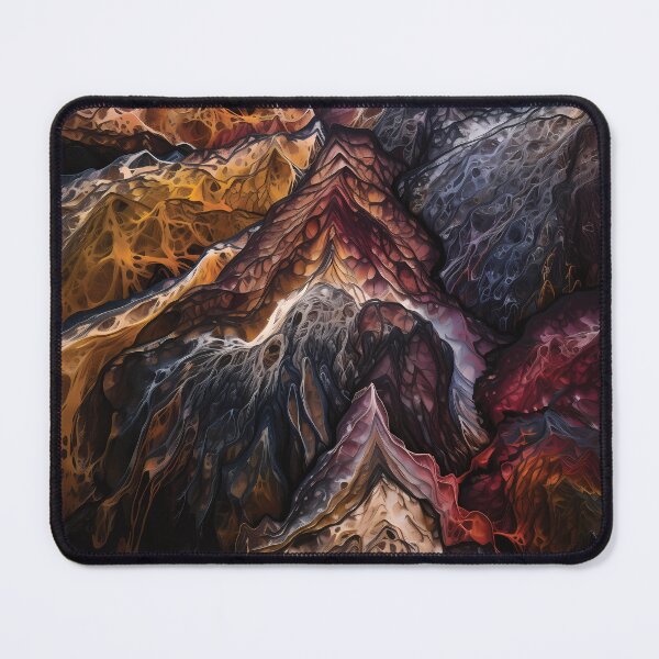 Item preview, Cosmic Landscape Microscopic Abstract Art #3 designed and sold by PopPopGfx.