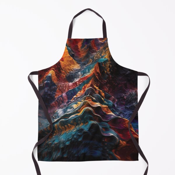Item preview, Cosmic Landscape Microscopic Abstract Art #4 designed and sold by PopPopGfx.