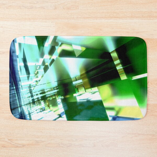 Item preview, Emerald & Sapphire Tunnels 3d Digital Art designed and sold by Dr-Pen.