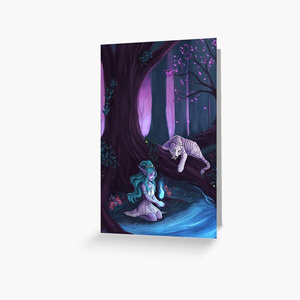 Elune guide your path Greeting Card