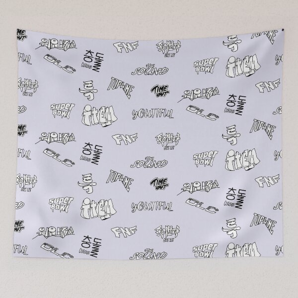 Item preview,  *Order Large/Extra Large Size* STRAY KIDS - 5 Star  song doodles (Outline) designed and sold by LilMissRandom17.