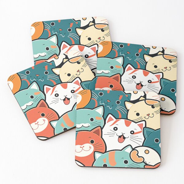 Artikelvorschau, Cute Playful Kitten Characters entworfen und verkauft von AdrianGrosu.