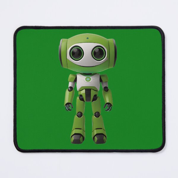 Item preview, Skinny Green Robot - Fashion Trend Illustration designed and sold by Mementium.