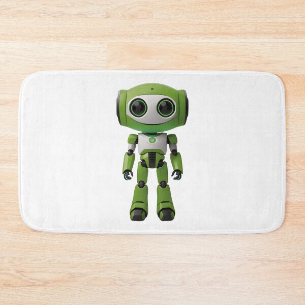 Item preview, Skinny Green Robot - Fashion Trend Illustration designed and sold by Mementium.