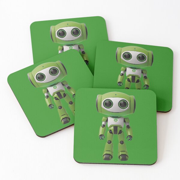 Item preview, Skinny Green Robot - Fashion Trend Illustration designed and sold by Mementium.