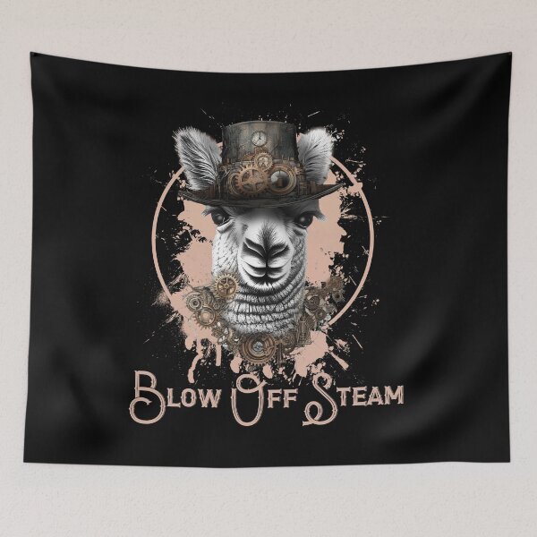 Item preview, Steampunk alpaca - Blow Off Steam designed and sold by LittleMagicShop.