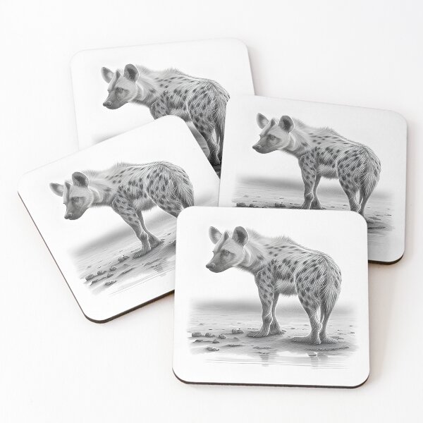 Item preview, Pencil drawn Hyena designed and sold by Pencil-Art.