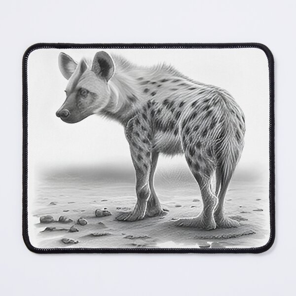 Item preview, Pencil drawn Hyena designed and sold by Pencil-Art.