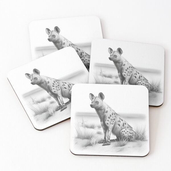 Item preview, Pencil drawn Hyena designed and sold by Pencil-Art.
