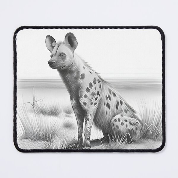 Item preview, Pencil drawn Hyena designed and sold by Pencil-Art.