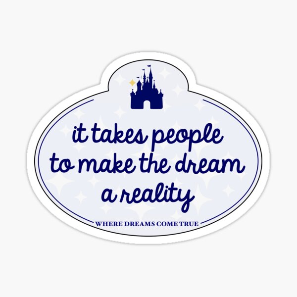 Item preview, Cast Member Name Tag Quote designed and sold by samantha brachman.