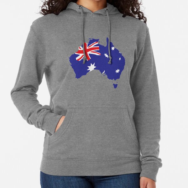 Australian Flag Lightweight Hoodie