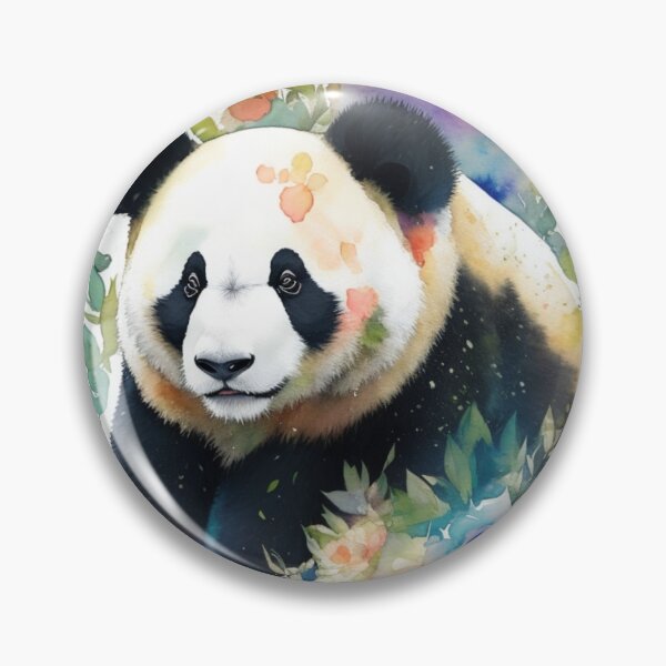 Item preview, hyper realistic panda painting designed and sold by tori-s02.