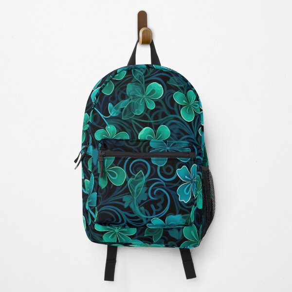 Item preview, Swirling shamrocks in a minimalist Japanese style designed and sold by Kiyomi Mizushima.