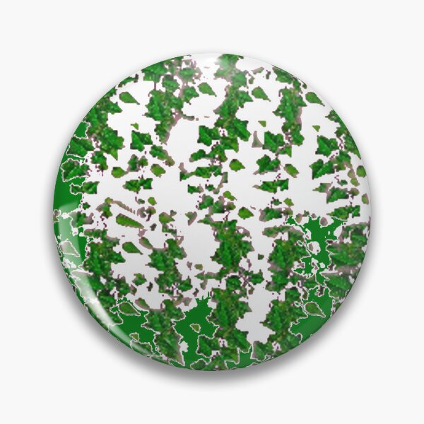Item preview, HANGING GREEN IVY DESIGN GREEN-WHITE PATTERN ART designed and sold by sharlesart.