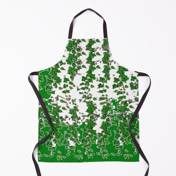 Item preview, HANGING GREEN IVY DESIGN GREEN-WHITE PATTERN ART designed and sold by sharlesart.