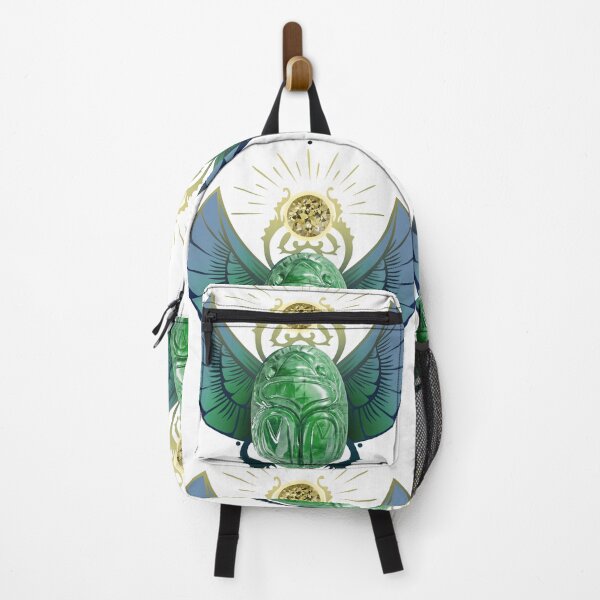 Item preview, green scarab beetle lucky charm designed and sold by LLSwiss.