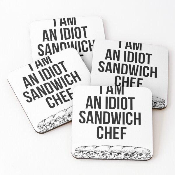 Item preview, I am an idiot sandwich chef designed and sold by VRTOPIA.