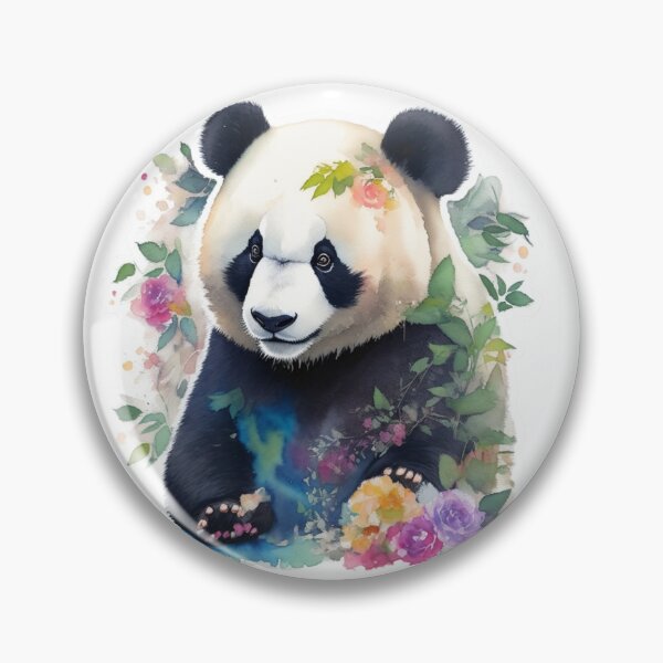 Item preview, hyper realistic panda painting designed and sold by tori-s02.