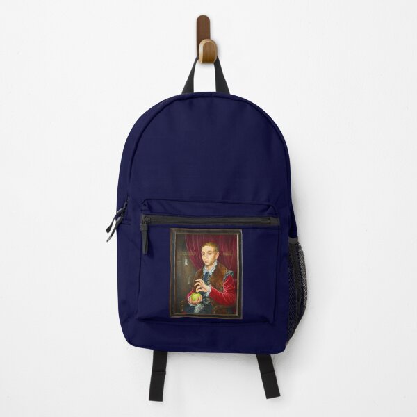 Item preview, Boy With Apple Painting with painted frame designed and sold by claudiagross98.
