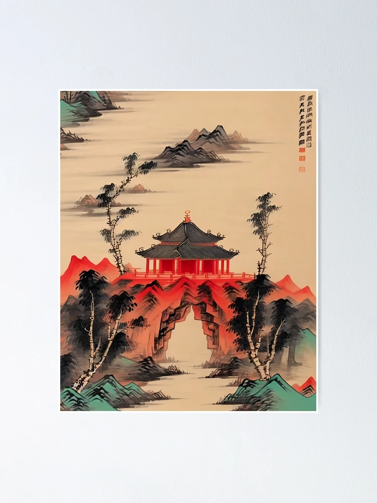 Atelier WYBO Chinese Wallpaper by Traditional Artist Giant Poster