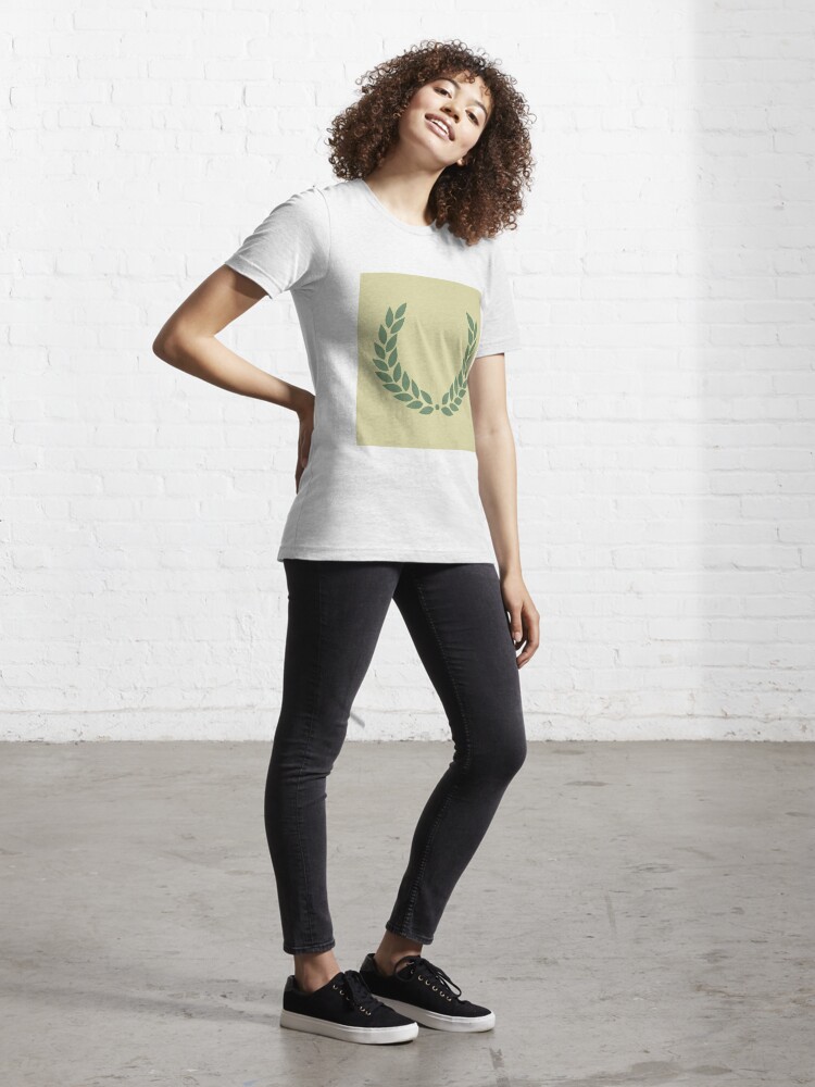 Neutral Laurel Wreath Design Essential T-Shirt for Sale by