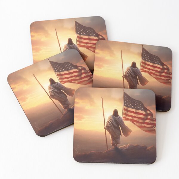 Item preview, Jesus Stands with USA designed and sold by Benartstudio.
