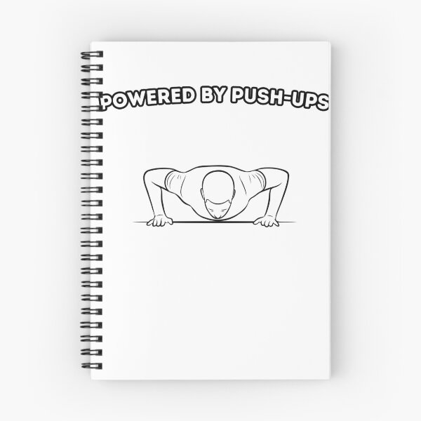 Item preview, Motivational Calisthenics T-Shirt - 'Powered By Push-ups' Design for Gym Enthusiasts and Fitness Lovers designed and sold by JacobDesigns8.