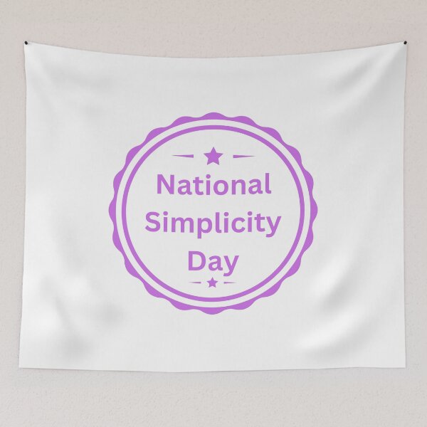 Item preview, National Simpicity Day designed and sold by Simo0455.