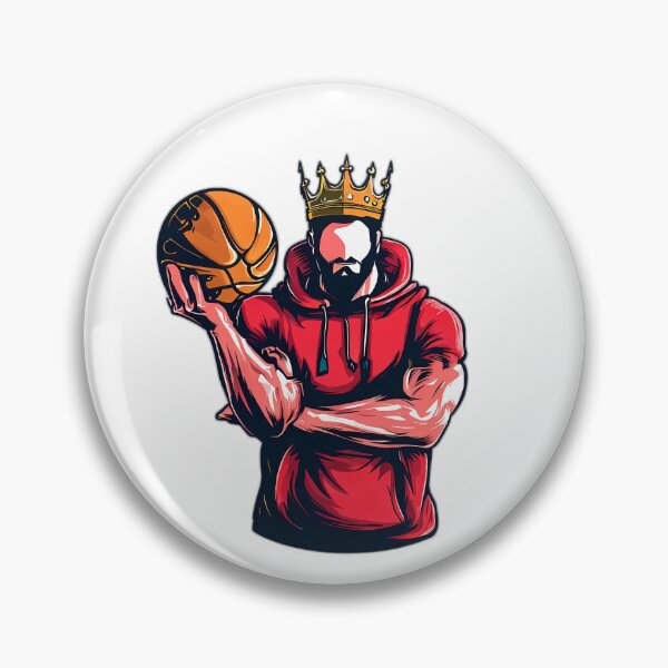 Item preview, Man with Basketball King's Crown designed and sold by HarshBrown.