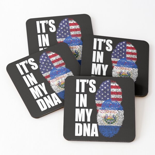 Item preview, Salvadoran And American Mix Heritage DNA Flag designed and sold by SuryaGandhi.