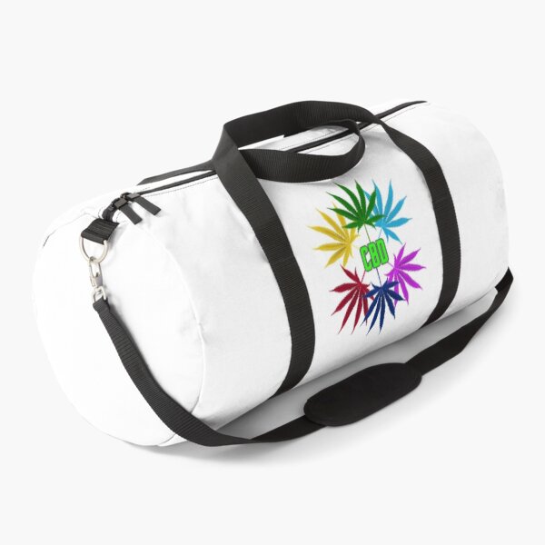 Item preview, CIRCLE OF COLOURED CANNABIS LEAVES AND CBD WRITTEN IN THE MIDDLE. designed and sold by coffeeflavour.